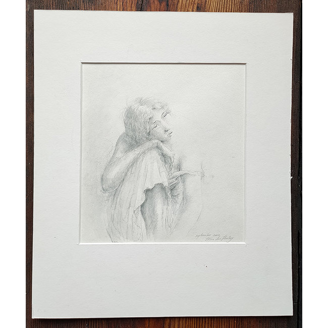 Hartog Mira den (1977) - Tekening - dromende vrouw