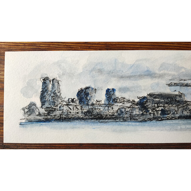 Buizer Krijn - Dordrecht - Noordoever, Stadswerven vanaf Papendrecht - 0069