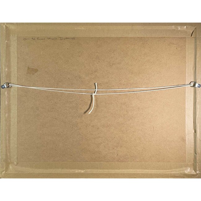 Aitken John Ernest (1881-1957) Brits - Aquarel - Dordrecht - "Op de Maas voor Dordrecht"