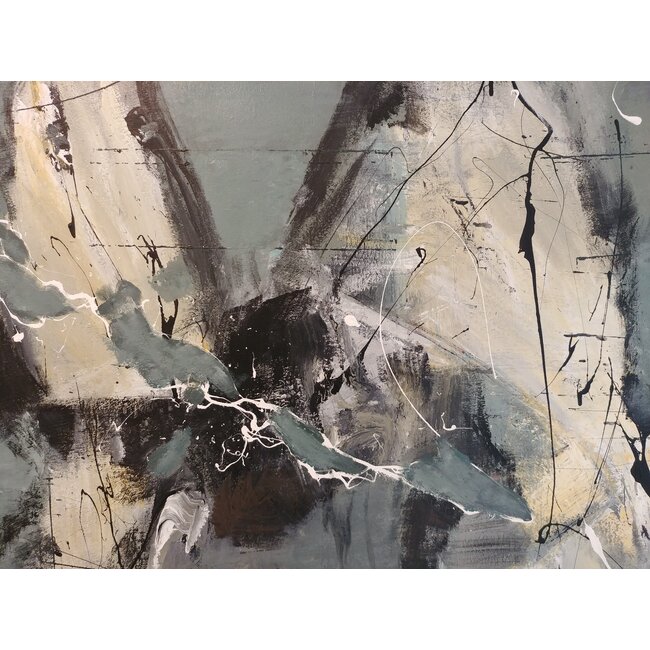 Jong Wil de - Alias Le Jeune 1945-2022 Schilderij - Acrylverf - Vlinder