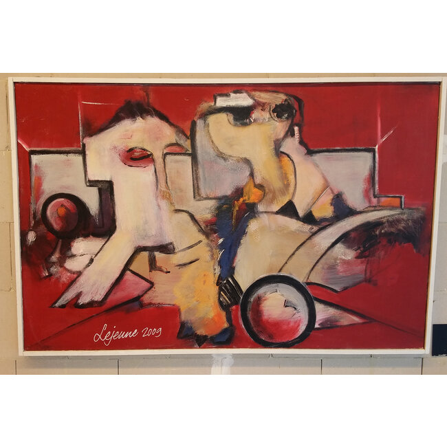 Jong Wil de - Alias Le Jeune 1945-2022 Schilderij - Acrylverf - friends