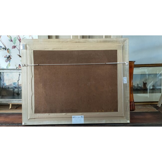 Chatten Geofrey 1938 - Olieverf - Havenmond