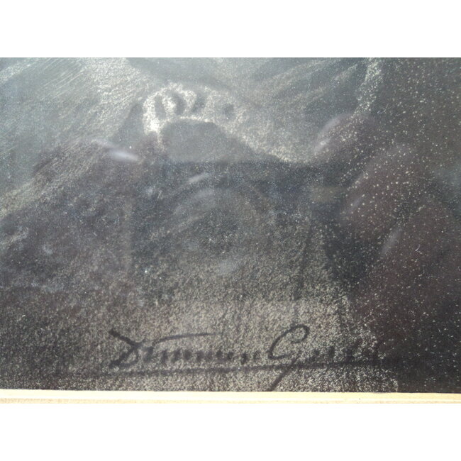 Gestel Dimmen 1881-1941 - Ets - portret vrouw in klederdracht