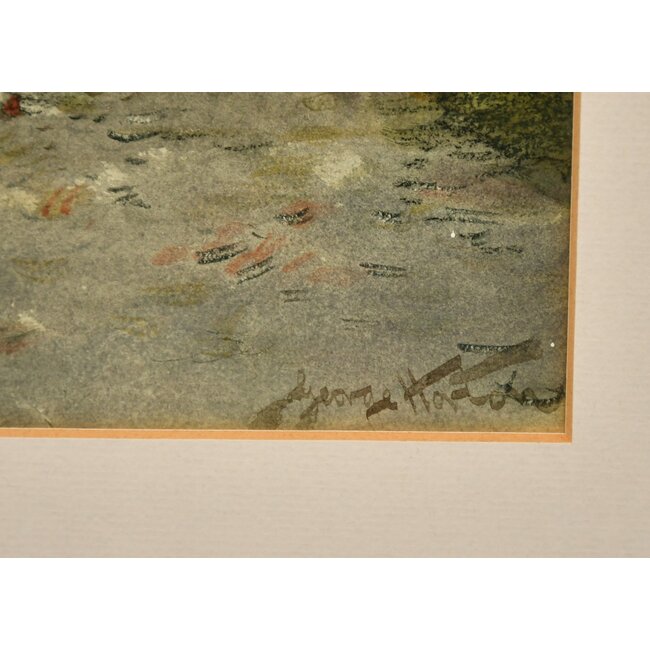 Horton Georges Edward 1879-1950 Gemengde techniek - Molen in Holland