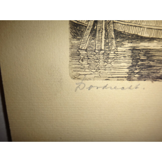 - Ets - Dordrecht - Leuvehaven met Grote Kerk