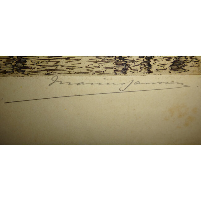 Jansen Marinus 1885-1957 - Ets - Dordrecht - Groothoofdspoort