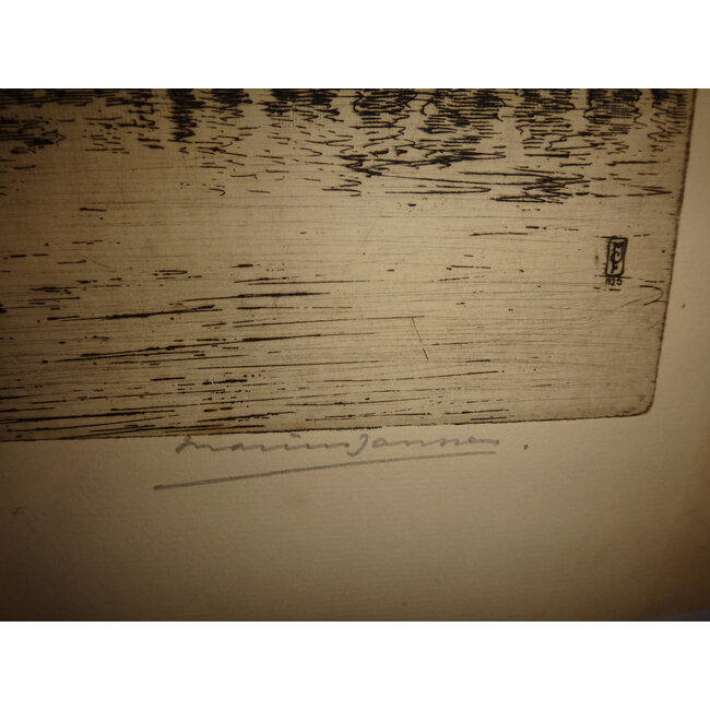 Jansen Marinus 1885-1957 - Ets - Zierikzee