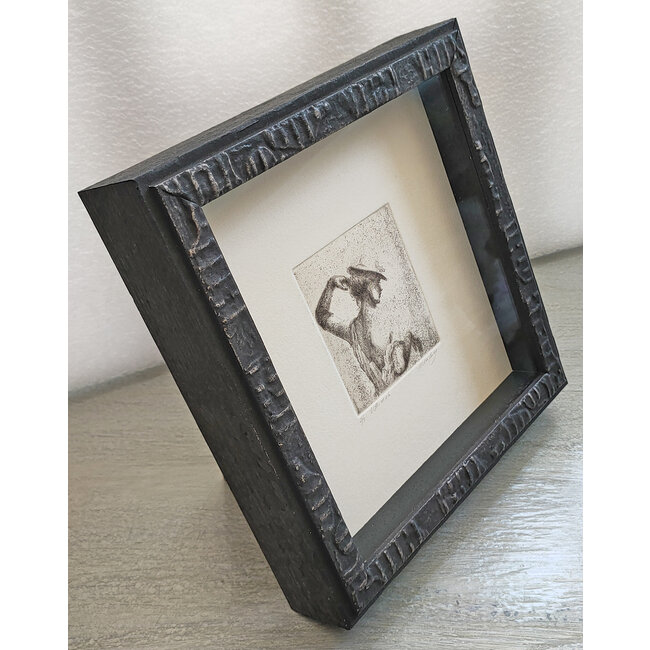 Hartog Mira den (1977) - Ets - dame met hoed