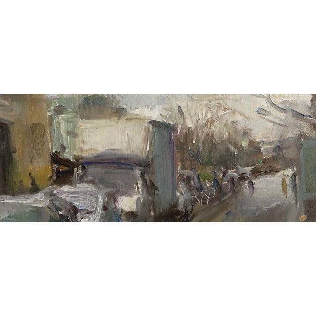 Leonardi Manuel - 1961 - Frans - Olieverf - La majestic Paris - Bastille