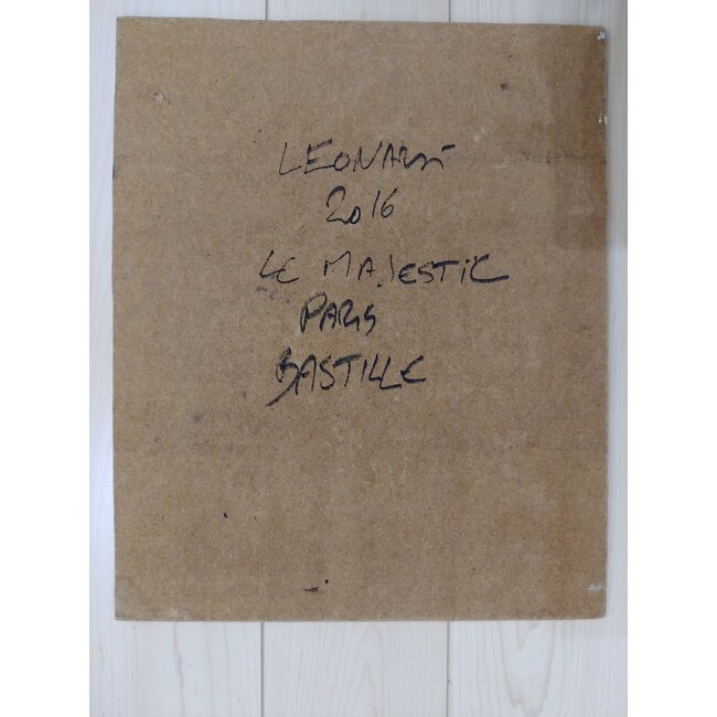 Leonardi Manuel - 1961 - Frans - Olieverf - La majestic Paris - Bastille