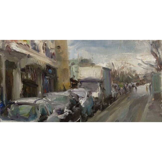 Leonardi Manuel - 1961 - Frans - Olieverf - La majestic Paris - Bastille