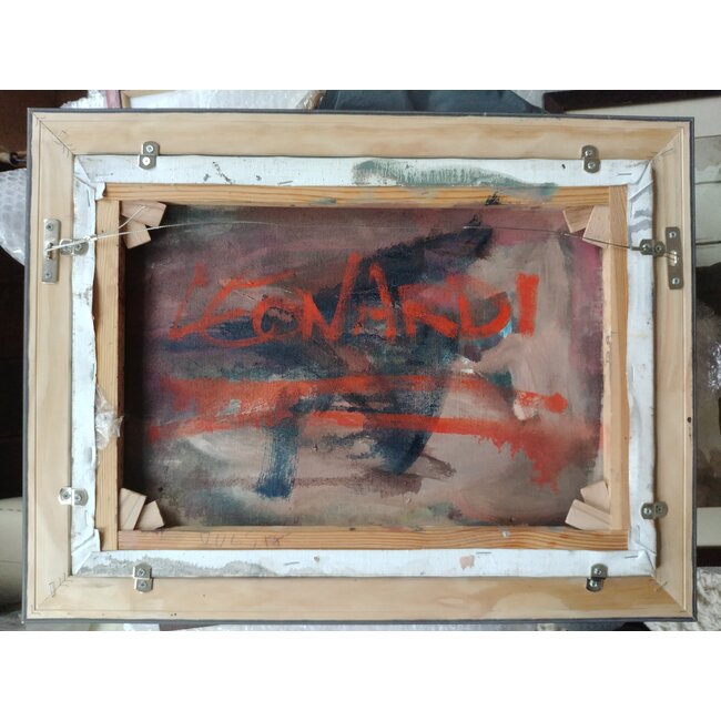 Leonardi Manuel - 1961 - Frans - Olieverf - Pluie Porte de Vanves - Paris