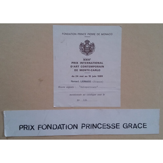 Leonardi Manuel - 1961 - Frans - Olieverf - Zelfportret