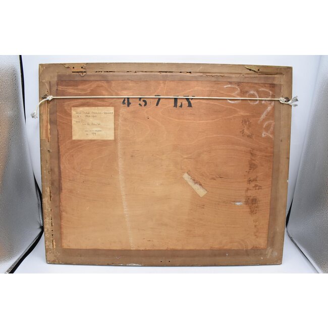 Spenlove Spenlove John Francis (Frank) 1864-1933 Brits - Aquarel - Dorp met molen aan de Schelde