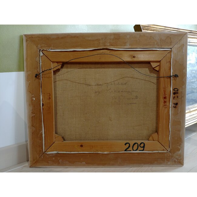 Zwart Adrianus Johannus 1903-1981 - Olieverf - Plasgezicht