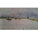 Haite Georges Charles 1855-1924 Schetsboek/Aquarel - Ingang rivier de Noord - Dordrecht
