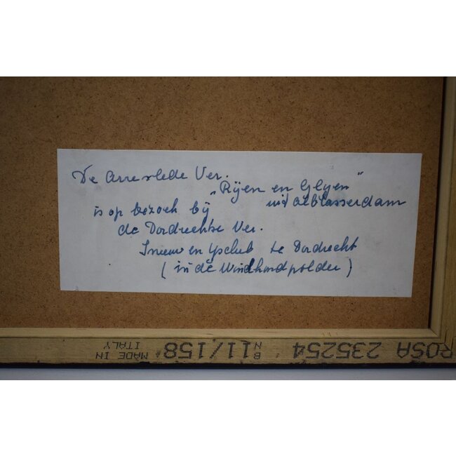 Noltee Cor (1903-1967) - Tekening - IJsbaan Windhondenpolder - Dordrecht