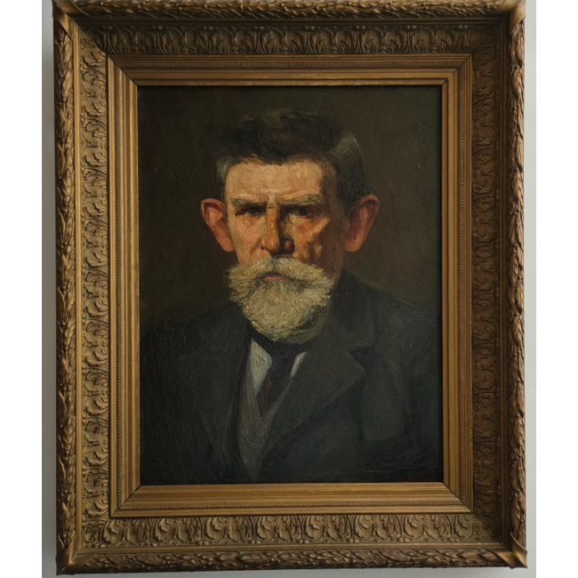 Reus Marinus Pieter 1865-1938 Olieverf - Zelfportret