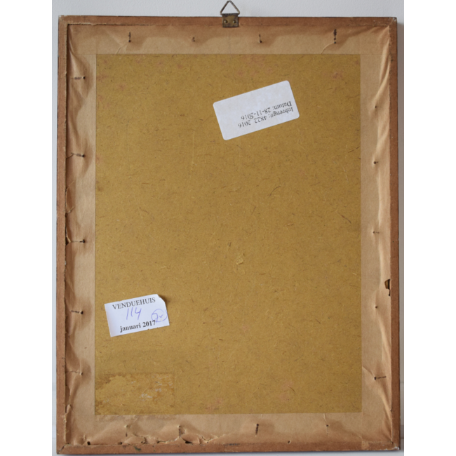 Reus Marinus Pieter 1865-1938 - Tekening - Echtpaar op bezoek