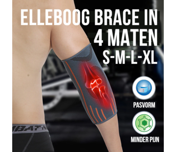 Allernieuwste.nl® Ademende Elleboog Arm Brace maat S - Elastisch