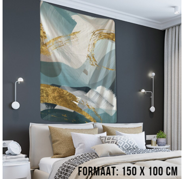 Allernieuwste.nl® MODERN Urban Loft Wandkleed Groot Wandtapijt Wanddecoratie Minimalisme Muurkleed Tapestry - Kleur - 150 x 100 cm