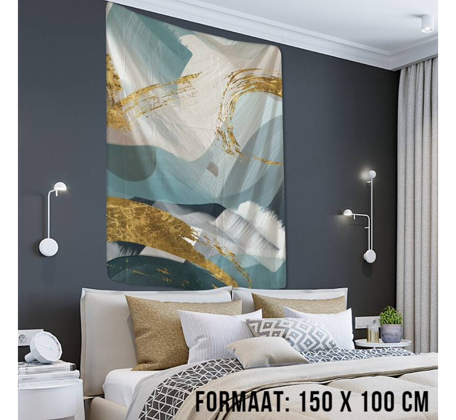 MODERN Urban Loft Wandkleed Groot Wandtapijt Wanddecoratie Minimalisme Muurkleed Tapestry - Kleur - 150 x 100 cm