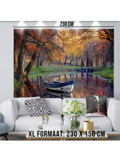 Allernieuwste.nl® XL Wandkleed Romantisch Bos - 230 x 150 cm