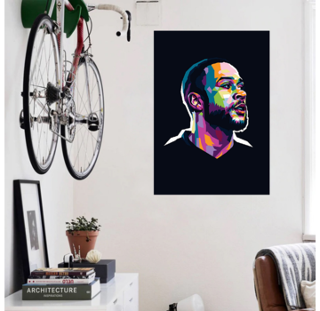 Allernieuwste.nl® Canvas Memphis Depay Prof Voetballer - Voetbal International - Kleur - 50x70cm