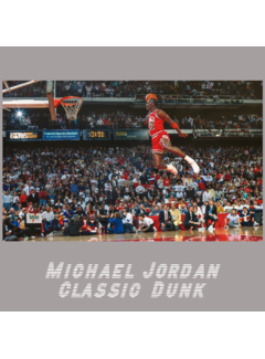 Allernieuwste.nl® Allernieuwste Canvas Schilderij Michael Jordan Classic Dunk - Sport - Actiefoto - Poster - 50 x 70 cm - Kleur