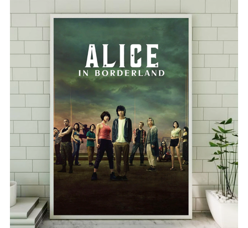 Allernieuwste.nl® Allernieuwste.nl® Alice in Borderland 1 - TV serie - Japanse Thriller Dramaserie - kleur - 50 x 70 cm