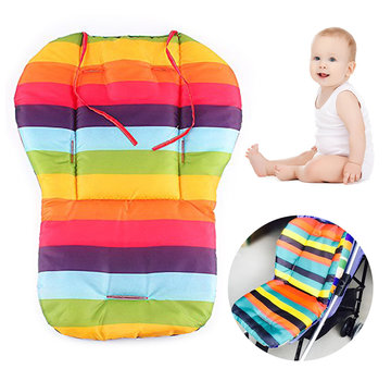 Allernieuwste.nl® Buggy Inleg Kussen - Regenboog