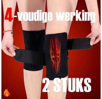 Allernieuwste.nl® Orthopedisch Toermalijn Infrarood Massage Zelfwarmend - Magneet - Kniepijn - Knieklachten - Artritis - Pijn in Knie - 1 Paar