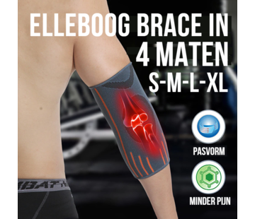 Allernieuwste.nl® Ademende Elleboog Arm Brace maat L - Elastisch