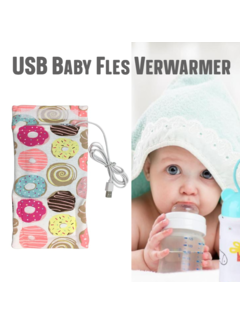 Allernieuwste.nl® USB Baby Fles Verwarmer - Donut