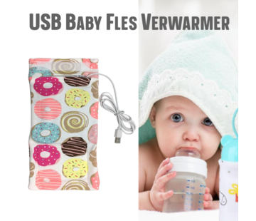 Allernieuwste.nl® USB Baby Fles Verwarmer - Donut