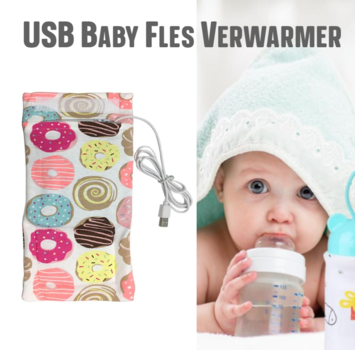 Allernieuwste.nl® USB Baby Fles Verwarmer - Donut