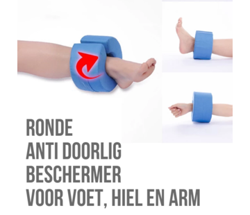 Allernieuwste.nl® Ringvormige Hand- Voet- Hiel-beschermer -  Diameter 17 cm