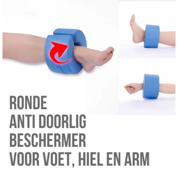Allernieuwste.nl® Ringvormige Hand- Voet- Hiel-beschermer -  Diameter 17 cm