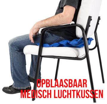 Allernieuwste.nl® Orthopedisch Zitkussen - Vierkant