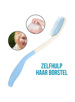 Allernieuwste.nl® Ergonomische lange Steel Haarborstel