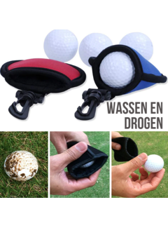 Allernieuwste.nl® Golfbal Wassen en Drogen - BLAUW