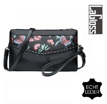 LaGloss® ECHT LEDER Luxe Damestas - Bloemen Print