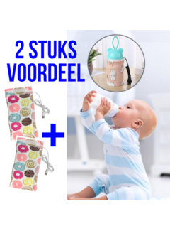 Allernieuwste.nl® 2 Stuks USB Baby Fles Verwarmer - Donut