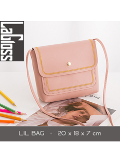 LaGloss® Klein Modisch Vierkant Tasje - Roze