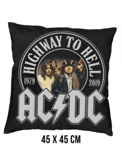 Allernieuwste.nl® Kussenhoes AC/DC Highway To Hell - 45x45cm