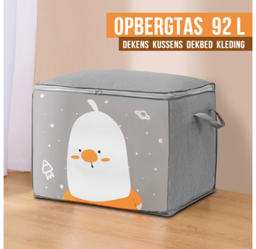 Allernieuwste.nl® Opbergbox 92L - 53,5 x 43 x 40 cm - KUIKEN