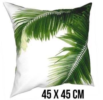 Allernieuwste.nl® Kussenhoes Tropische Palm Bladeren - 45x45cm