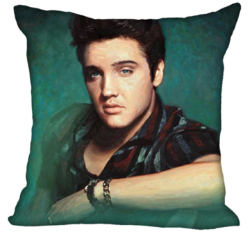 Allernieuwste.nl® Kussenhoes Elvis Presley The King - 45 x 45 cm