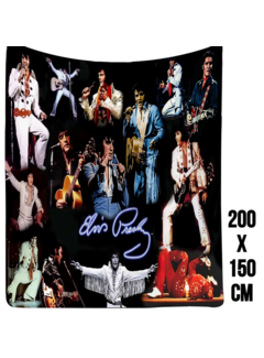 Allernieuwste.nl® Wandkleed Elvis Presley Compilatie - 200x150cm