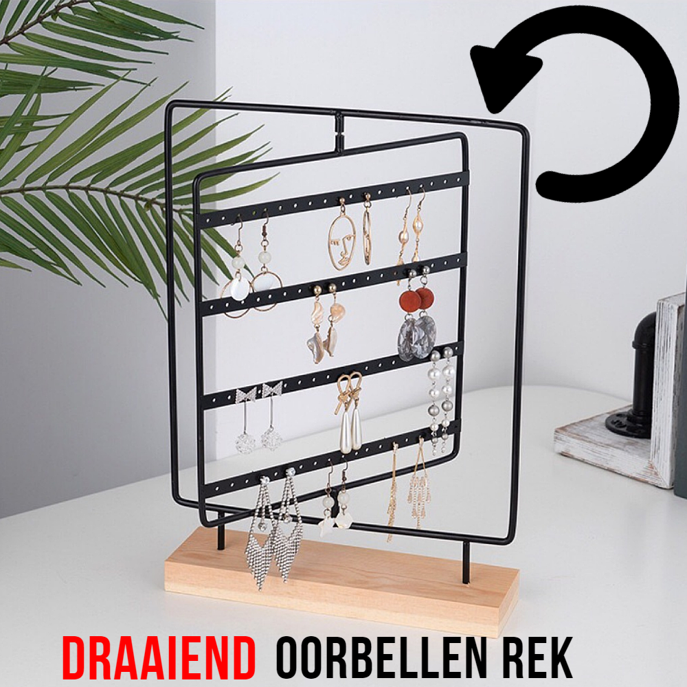 Zwarte sieraden Display Set, Oorbellen Display Holder, Sieraden Display Holder, Sieraden Organisator, Oorbellen Display Tree, Oorbellen Organisator - België
